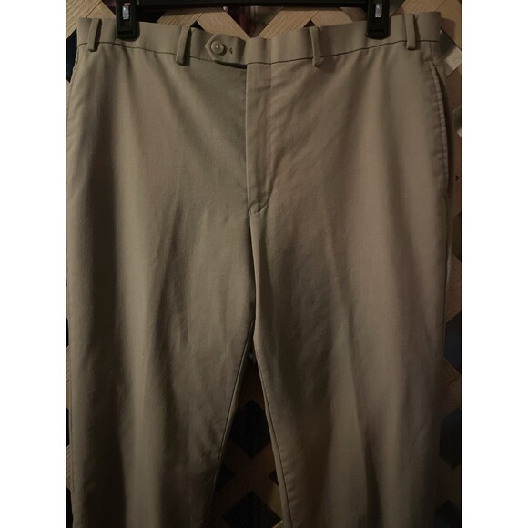 LAUREN RALPH LAUREN Total Comfort Khaki Tan Wool Slacks Men's 38x31 - Picture 4 of 6
